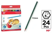 Kredki, ołówki, pastele i pisaki - Kredki ołówkowe 24 kolory - MP Main Paper - miniaturka - grafika 1