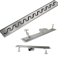Akcesoria hydrauliczne - Odpływ podłogowy/liniowy z niskim syfonem 130cm Welle wydajny/mocny - miniaturka - grafika 1