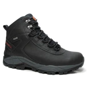 Buty trekkingowe męskie Merrell Vego Mid Leather Waterproof czarne - Buty trekkingowe męskie - miniaturka - grafika 1