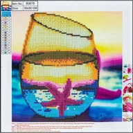 Zabawki kreatywne - Centrum Diamentowa mozaika 5D - Starfish 30x30cm - miniaturka - grafika 1