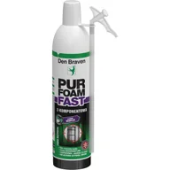 Pianki montażowe - Piana montażowa PUR FOAM FAST 400 ml 2-komponentowa DEN BRAVEN - miniaturka - grafika 1