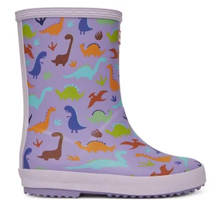 Kalosze Hunter HFRK0010242 Fioletowy - Buty dla chłopców - miniaturka - grafika 1
