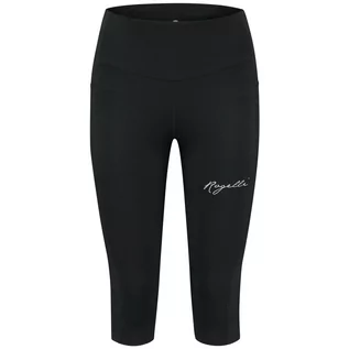 Spodnie sportowe damskie - Damskie spodnie 3/4 do biegania Rogelli Essential - grafika 1