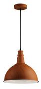 Lampy sufitowe - Candellux LAMPA wisząca BARN 31-43023 metalowa OPRAWA zwis kopuła brązowa - miniaturka - grafika 1
