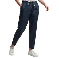 Spodnie damskie - Spodnie damskie Superdry Studios Linen Jogger lniane-XS - miniaturka - grafika 1