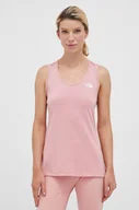Koszulki sportowe damskie - The North Face top treningowy Flex kolor różowy - miniaturka - grafika 1