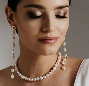 Choker simple pearls - Naszyjniki - miniaturka - grafika 1