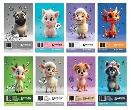 Notes A7/50 Kids (10szt)
