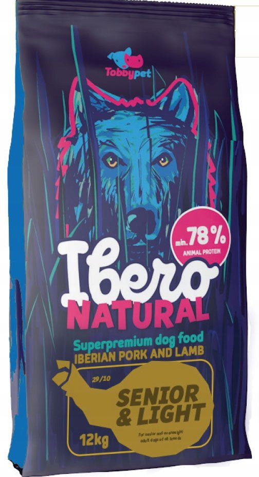 IBERO NATURAL SENIOR LIGHT PORK LAMB 12kg