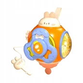 Zabawki sensoryczne - PIŁKA AKTYWNOŚCI INTERAKTYWNA ZABAWKA SENSORYCZNA 6w1 WIELOFUNKCYJNA PIŁKA - miniaturka - grafika 1