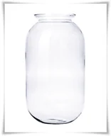 Dekoracje domu - Szklany słoik ozdobny BAŃKA H-42 cm D-23 cm - miniaturka - grafika 1