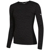 Koszulki sportowe damskie - Damska koszulka Zulu Merino 240 Long Rozmiar: L / Kolor: czarny - miniaturka - grafika 1