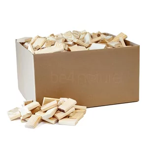 be4nature Drewno opałowe, rozpałka do kominka z sosny 20kg - klocki drewniane - Materiały opałowe - miniaturka - grafika 1