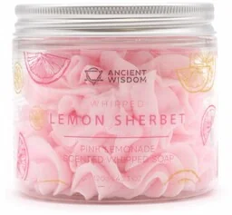 Różowa Lemoniada Puszyste Kremowe Mydło, Ancient Wisdom, 120g - Mydła - miniaturka - grafika 1