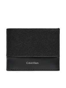 Calvin Klein Duży Portfel Męski Ck Must Bifold 5cc W/Coin K50K512678 Czarny - Portfele - miniaturka - grafika 1