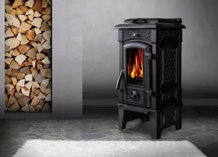 Piec koza żeliwny kominek kominkowy do gotowania 6,6kW (kolor: czarny) - spełnia anty-smogowy EkoProjekt 04482046 - Piece wolnostojące - miniaturka - grafika 5