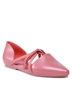 Półbuty damskie - Melissa Półbuty Pointy Stripe Jason 33435 Różowy - miniaturka - grafika 1