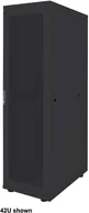 Szafy rack - INTELLINET 48,3 cm 19 Zoll Serverschrank Basic Line 36 HE 1766x600x1000mm HxBxT Flatpack Traglast 600kg schwarz 715447 - miniaturka - grafika 1