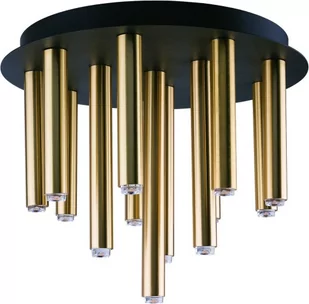 Nowodvorski Plafon LAMPA sufitowa STALACTITE 9054 metalowa OPRAWA okrągła industrialne sople czarna 9054 - Lampy sufitowe - miniaturka - grafika 1