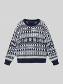 Swetry dla chłopców - Sweter z dzianiny o kroju regular fit z mieszanki bawełny model ‘FAIRISLE’ - miniaturka - grafika 1