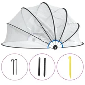 Akcesoria do basenów - Kopuła na basen, okrągła, 406x203 cm, PVC - miniaturka - grafika 1