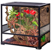 Repti Planet REPTI PLANET terrarium szklane składane drzwi przesuwne 60x45x60 cm