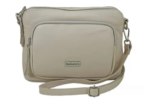 Listonoszka damska codzienna - Beżowa jasna - Torebki damskie - miniaturka - grafika 1