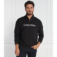 Bluzy męskie - Calvin Klein Bluza HERO LOGO QUARTER ZIP | Comfort fit - miniaturka - grafika 1