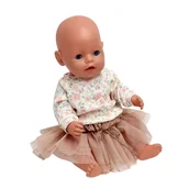 Akcesoria dla lalek - Zestaw dla lalek Baby Born 42-43 cm, spódniczka nude i bluza - miniaturka - grafika 1