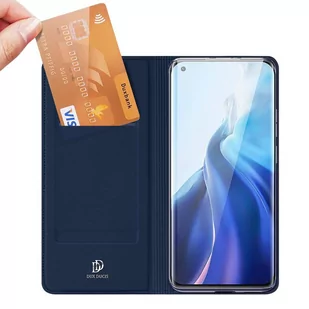 Dux Ducis Skin Pro kabura etui pokrowiec z klapką Xiaomi Mi 11 niebieski - Etui i futerały do telefonów - miniaturka - grafika 2