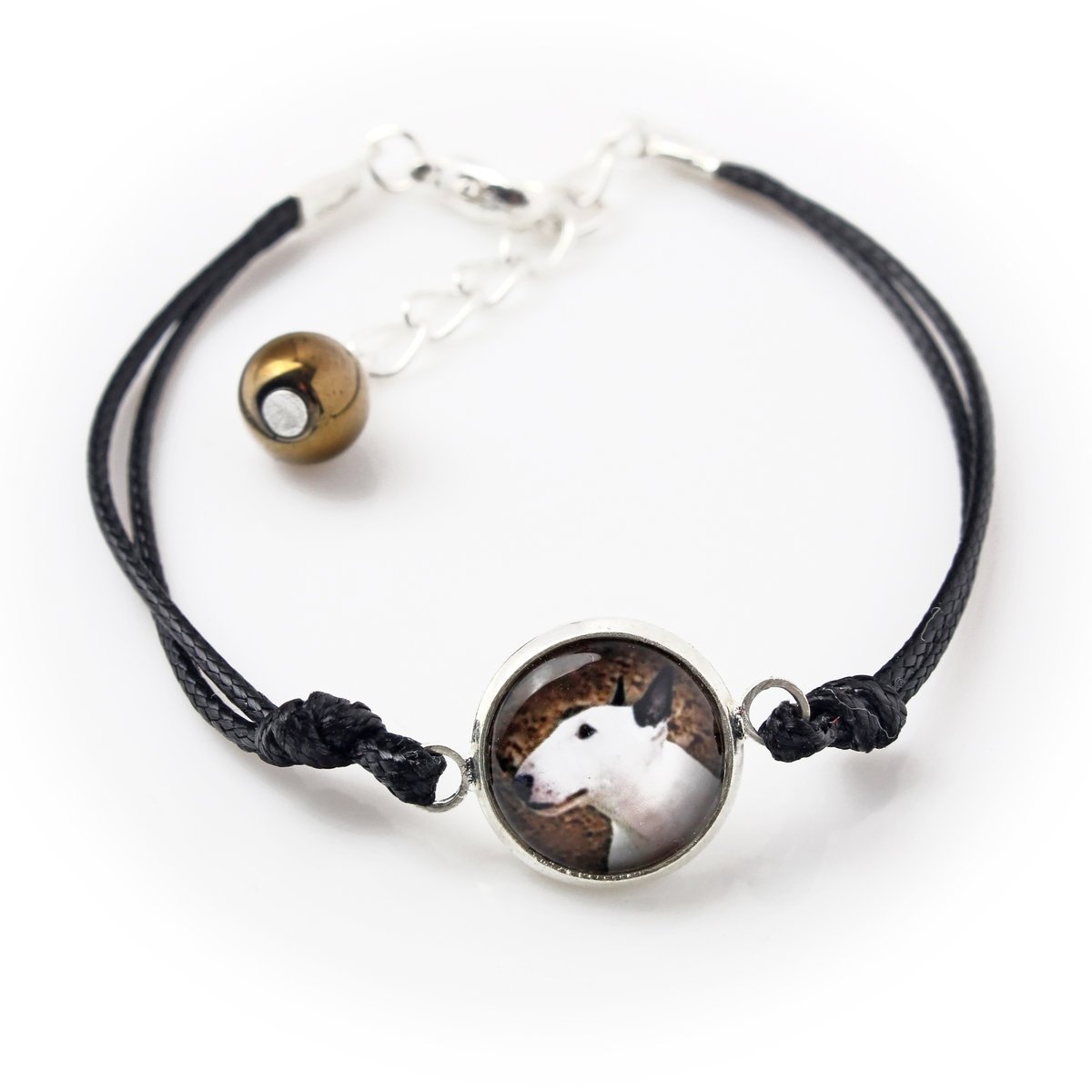Bulterier, Bull Terrier - bransoletka z twoim zdjęciem handmade, wyjątkowa biżuteria marki Art-Dog