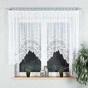 Firany - Firanka konfekcjonowana, 130x300 cm biały 017794 NADIA - miniaturka - grafika 1