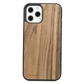 Etui i futerały do telefonów - Bewood Drewniane etui iPhone 12 Pro Max ORZECH AMERYKAŃSKI - miniaturka - grafika 1