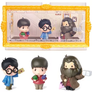 Harry Potter zestaw figurek Micro Magical Moments Harry, Hagrid, Dudley + akcesoria - Figurki dla dzieci - miniaturka - grafika 1