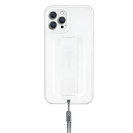 Etui i futerały do telefonów - UNIQ etui Heldro iPhone 12/12 Pro 6,1" biały/natural frost Antimicrobial - miniaturka - grafika 1