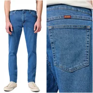 Spodnie męskie - Wrangler Rustler W32 L32 Męskie spodnie jeansy dżinsy Dopasowane - miniaturka - grafika 1