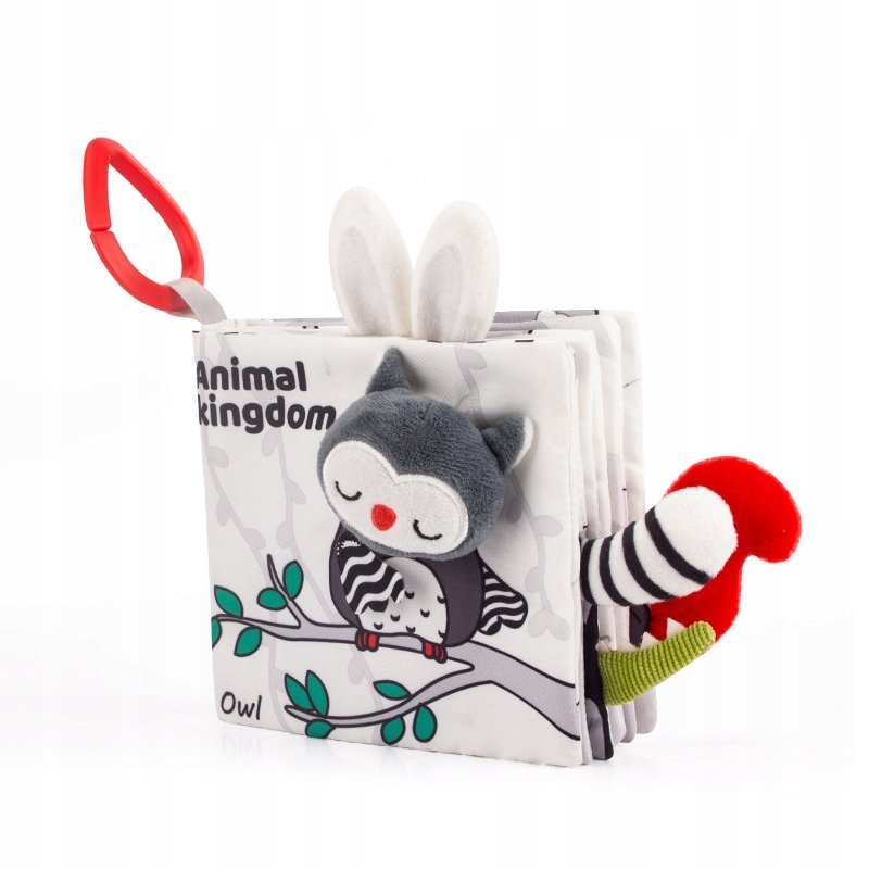 Książeczka sensoryczna Piszczek Królestwo zwierząt - Plush&K
