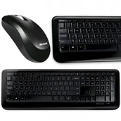 Zestawy myszka + klawiatura - ZESTAW Klawiatura i mysz BEZPRZEWODOWA do pracy BIURA komputerowa MICROSOFT - miniaturka - grafika 1
