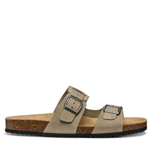 Klapki Geox U Sandal Ghita U159VB 00032 C1018 Szary - Klapki i japonki męskie - miniaturka - grafika 1
