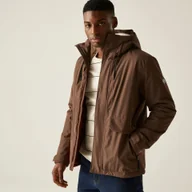 Kurtki i kamizelki sportowe męskie - Regatta Kurtka męska zimowa ocieplana Sterlings Brązowy, Rozmiar: 3XL - miniaturka - grafika 1