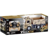 Zabawki zdalnie sterowane - CIĘŻARÓWKA WOJSKOWA ZDALNIE STEROWANA NA PILOT RC ŚWIATŁO SAMOCHÓD - miniaturka - grafika 1