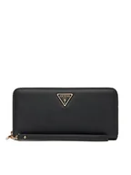 Portfele - Guess Duży Portfel Damski Talent Slg SWNG96 69146 Czarny - miniaturka - grafika 1