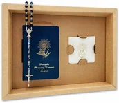 Różańce - Zestaw komunijny - biały/czarny różaniec w etui i modlitewnik - miniaturka - grafika 1
