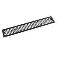 Akcesoria i części AGD - KRATKA WENTYLACYJNA 80X480MM CZARNY MAT K-80/CZ AMIX - miniaturka - grafika 1