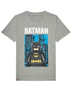 Koszulki dla chłopców - LEGO Wear T-Shirt 12010092 Szary Regular Fit - grafika 1