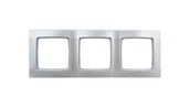 Klawisze i ramki - Ospel Karo srebrny ramka R-3S/43 R-3S/43 - miniaturka - grafika 1