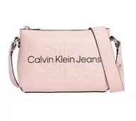 Torebki damskie - Calvin Klein Damski aparat rzeźbiony POUCH21 Mono Crossover, jasna muszla, różowy, Blada muszla - miniaturka - grafika 1