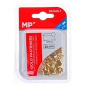Zabawki kreatywne - Mp Main Paper Ćwieki ozdobne 19mm złote 30 szt. - miniaturka - grafika 1