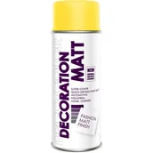 Farby i lakiery w sprayu - Lakier Decoration Matt Ral 1023 żółty 0,4 l DECO COLOR - miniaturka - grafika 1