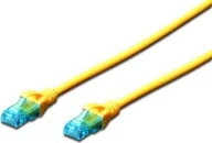 Kable miedziane - Digitus Patchcord CAT 5e U/UTP 10m DK-1512-100/Y - miniaturka - grafika 1